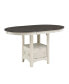 Фото #1 товара Traditional Dining Table with Extension Leaf & Storage Base