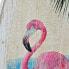Настенный декор DKD Home Decor Деревянный Розовый фламинго Тропический