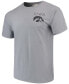 Men's Gray Iowa Hawkeyes Comfort Colors Campus Scenery T-shirt