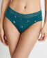 Фото #3 товара Women's Cotton Blend Lace-Trim Hipster Underwear, Created for Macy's