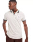 Фото #4 товара BOSS GREEN paddy tipped polo shirt in light beige