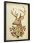 Фото #4 товара Mr. and Mrs. Deer Dimensional Collage Framed Graphic Art Under Glass Wall Art, 33" x 25" x 1.4"