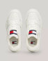 Tommy Jeans Mixed Texture Trainers in White