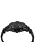 ფოტო #2 პროდუქტის Men's The $kull Black Silicone Strap Watch 41mm