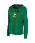 Women's Green Oregon Ducks Catalina Hoodie Long Sleeve T-Shirt