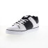 Фото #7 товара DC Pure 300660-BWG Mens White Leather Skate Inspired Sneakers Shoes
