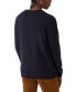 ფოტო #1 პროდუქტის Men's Textured Crewneck Long Sleeve Sweater