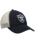 Фото #4 товара Men's Black Las Vegas Raiders Flagship MVP Snapback Hat