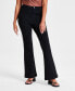 Фото #7 товара Petite Ponte Flare-Leg Pants, Created for Macy's