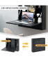 Фото #8 товара Wall-Mount Floating Desk Foldable Space Saving Laptop Workstation