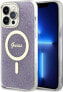 Фото #1 товара Guess Guess 4G MagSafe - Etui iPhone 14 Pro Max (Purpurowy)