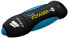 Фото #2 товара Corsair Voyager 256GB - 256 GB - USB Type-A - 3.2 Gen 1 (3.1 Gen 1) - 190 MB/s - Cap - Black - Blue