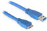 Фото #2 товара Разъемы и переходники Delock 83502 - 5 м - USB А - Micro-USB B - USB 3.2 Gen 1 (3.1 Gen 1) - Мужской/Мужской - Синий