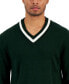 Фото #3 товара Men's V-Neck Merino Cricket Sweater, Created for Macy's