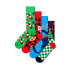 HAPPY SOCKS Santa´s Workshops Gift Set Half long socks 4 pairs