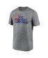 Фото #3 товара Men's Heathered Charcoal Chicago Cubs Local Rep Legend Performance T-shirt