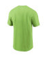 Фото #3 товара Men's Neon Green Seattle Seahawks Primary Logo T-shirt