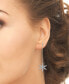 ფოტო #3 პროდუქტის Cubic Zirconia Snowflake Drop Earrings