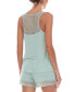 ფოტო #6 პროდუქტის Frances Knit Cami Tap Pajama Set