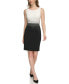 Фото #1 товара Women's Boat-Neck Sleeveless Sheath Dress