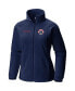 Фото #3 товара Women's Navy Washington Wizards Benton Springs Full-Zip Jacket