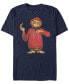 Фото #1 товара E.T. the Extra-Terrestrial Men's Alien In A Hoodie Short Sleeve T-Shirt