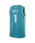 Фото #2 товара Men's and Women's LaMelo Ball Teal Charlotte Hornets 2023/24 Swingman Jersey - City Edition