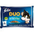 Фото #1 товара PURINA Felix Fantastic Duo Delicious Fish 4x85g Cat Snack 12 Units