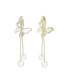 ფოტო #1 პროდუქტის Women's Butterfly Drop Earrings