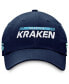 Фото #2 товара Men's Deep Sea Blue Seattle Kraken Authentic Pro Rink Adjustable Hat