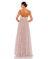 ფოტო #3 პროდუქტის Women's Embellished Bow Detail A Line Gown