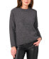 ფოტო #1 პროდუქტის Women's Mock-Neck High-Low Sweater