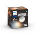Signify Philips Hue White ambience Buckram single spotlight - Smart lighting spot - White - Bluetooth - LED - Non-changeable bulb(s) - White