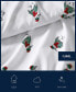 Printed Flannel 3-Pc. Sheet Set, Twin