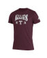 Фото #3 товара Men's Maroon Texas A&M Aggies Along The Shadow Tri-Blend T-shirt