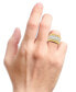 ფოტო #2 პროდუქტის Men's Diamond Multirow Ring (1 ct. t.w.) in 10k Gold