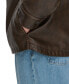 ფოტო #3 პროდუქტის Men's Faux-Leather Zip Utility Shirt Jacket