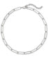 Фото #1 товара On 34th paperclip Chain Collar Necklace, 16" + 3" extender, Created for Macy's
