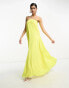 Фото #1 товара ASOS DESIGN bandeau trapeze maxi dress with elasticated back in bright yellow