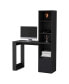 Фото #5 товара Peterson Computer Desk With 4-Tier Bookcase And 1-Door Cabinet