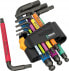 Фото #1 товара Wera Wera 950/9 Hex-Plus Multicolour Imperial 3 angle wrench set