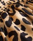 ფოტო #6 პროდუქტის Women's Leopard-Print V-Neck Midi Dress, Created for Macy's