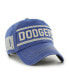 Фото #1 товара Men's Royal Los Angeles Dodgers Hard Count Clean Up Adjustable Hat