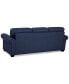 Фото #15 товара Orid 84" Leather Roll Arm Sofa, Created for Macy's