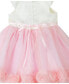 ფოტო #4 პროდუქტის Baby Girls Satin Birthday Cupcake Applique Dress