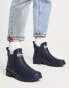 Фото #2 товара Barbour Wilton chelsea wellington boot in navy