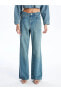 Фото #3 товара LCW Jeans Wideleg Kadın Jean Pantolon