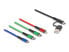 Фото #2 товара Аксессуар DeLock 87035 - 1,2 м USB A/USB C - USB C/micro-USB B/Lightning - USB 2.0 - черный - синий - зеленый - красный