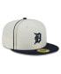 Men's Cream, Navy Detroit Tigers Chrome Sutash 59FIFTY Fitted Hat