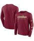 Фото #1 товара Men's Wine Cleveland Cavaliers Baseline Long Sleeve T-shirt